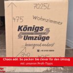 Umzugskarton von Königs Umzüge