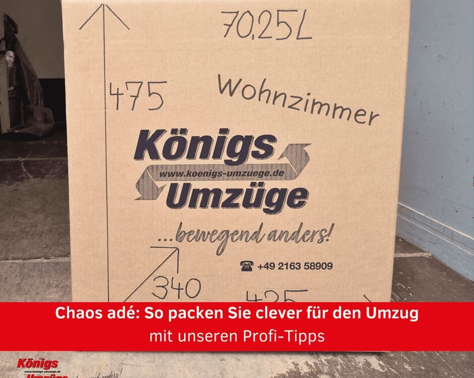 Umzugskarton von Königs Umzüge